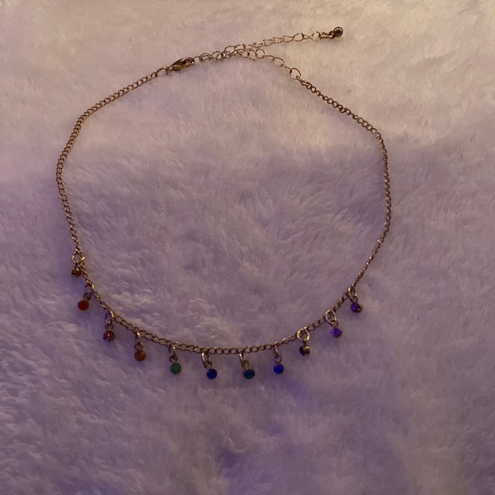 gold LGBTQ+ necklace